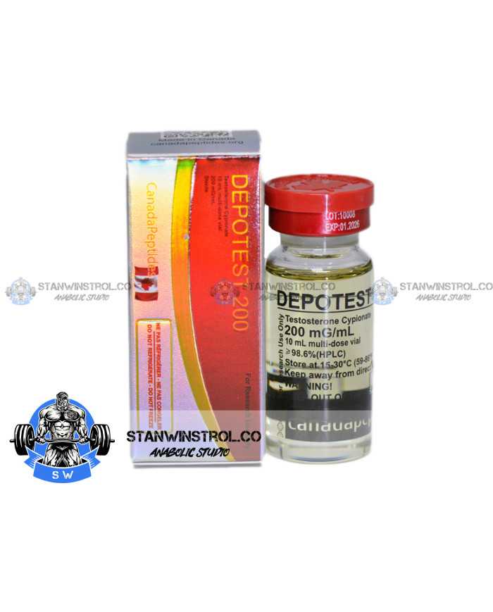 DEPOTEST (Testosterone Cypionate) 200mg/1ml 10ml vial Canada Peptides DEPOTEST (Testosterone Cypionate) 200mg/1ml 10ml vial Canada Peptides