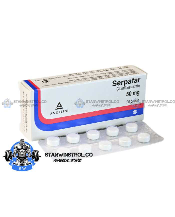 Serpafar (Clomiphene Citrate) 50mg 20tabs, Angelini Serpafar (Clomiphene Citrate) 50mg 20tabs, Angelini
