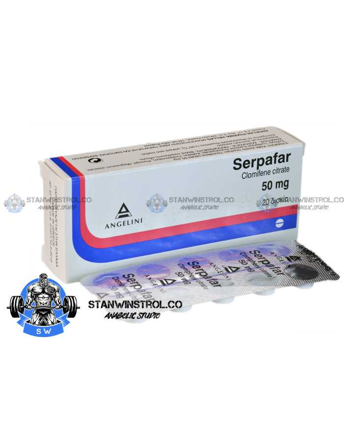 Serpafar (Clomiphene Citrate) 50mg 20tabs, Angelini Serpafar (Clomiphene Citrate) 50mg 20tabs, Angelini