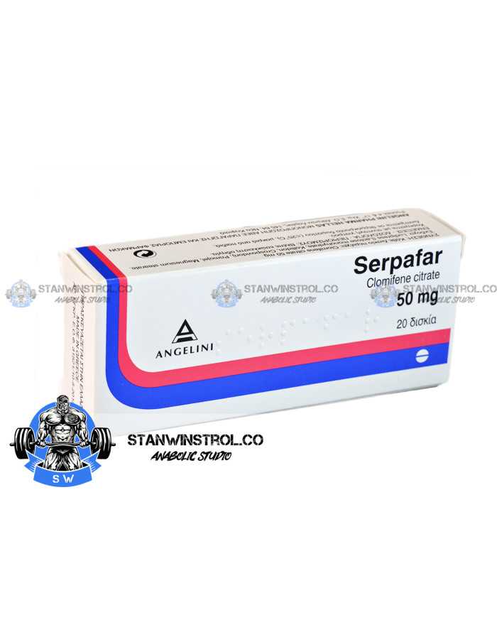Serpafar (Clomiphene Citrate) 50mg 20tabs, Angelini Serpafar (Clomiphene Citrate) 50mg 20tabs, Angelini