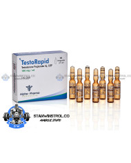 TestoRapid (Testosterone Propionate) 100mg/1ml 10 amps, Alpha Pharma