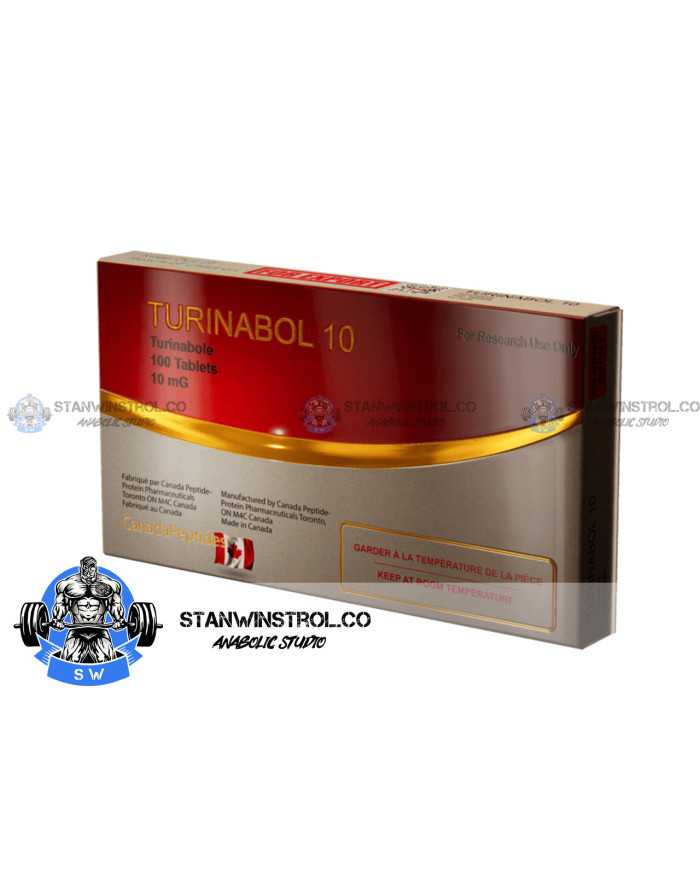 TURINABOL (4-CHLORODEHYDROMETHYLTESTOSTERONE) 10MG 100TABS CANADA PEPTIDES