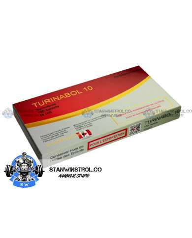 TURINABOL (4-CHLORODEHYDROMETHYLTESTOSTERONE) 10MG 100TABS CANADA PEPTIDES