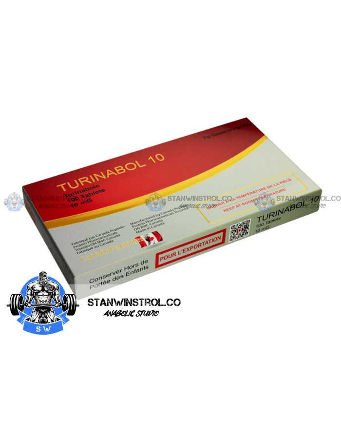 TURINABOL (4-CHLORODEHYDROMETHYLTESTOSTERONE) 10MG 100TABS CANADA PEPTIDES
