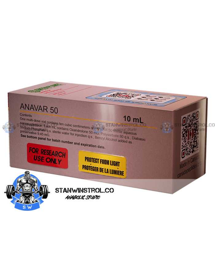 Anavar (Oxandrolone) 50mg/1ml 10ml vial Canada Peptides