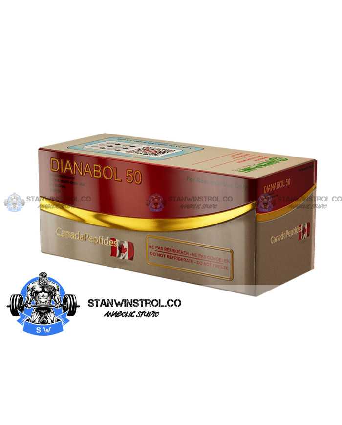 Dianabol (Methandienone) 50mg/1ml 10ml vial Canada Peptides
