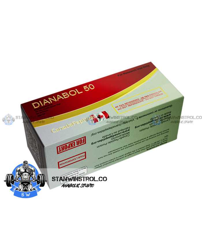 Dianabol (Methandienone) 50mg/1ml 10ml vial Canada Peptides