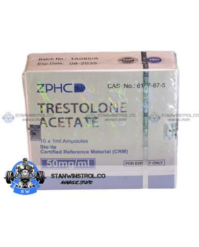 TRESTOLONE ACETATE (MENT) 50MG/1ML 10AMPS, ZPHC
