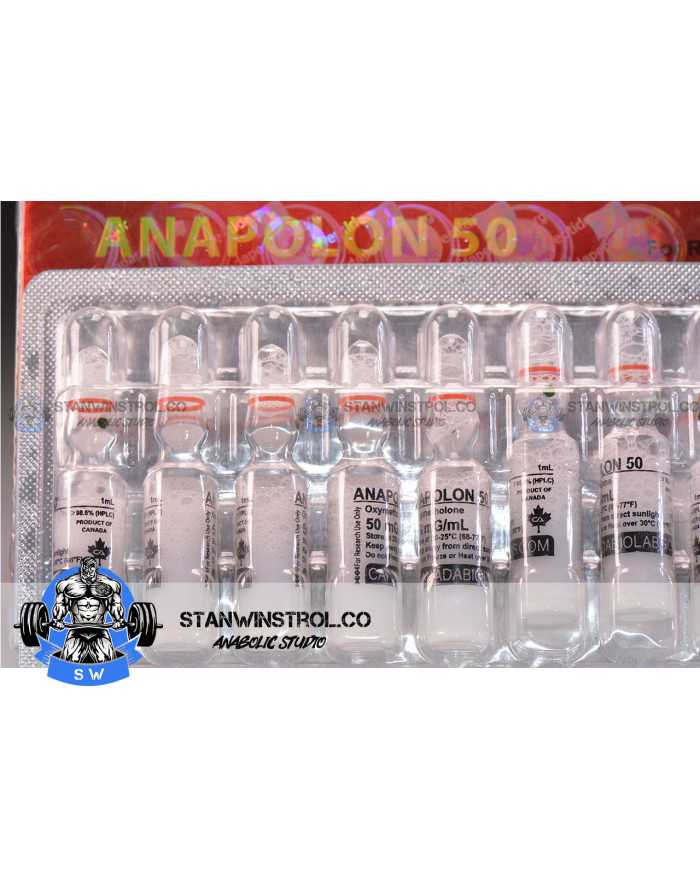 Anapolon (Anadrol) Oxymetholone 50mg/1ml 10amps Canada Biolabs