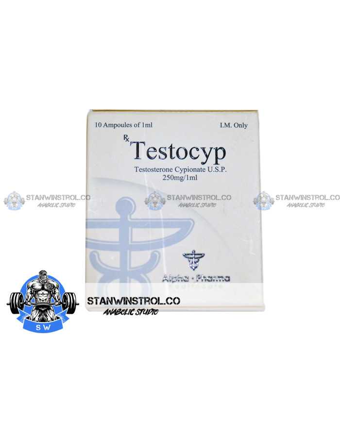 Testocyp (Testosterone Cypionate) 250mg/1ml 10amps, Alpha Pharma Testocyp (Testosterone Cypionate) 250mg/1ml 10amps, Alpha Pharma
