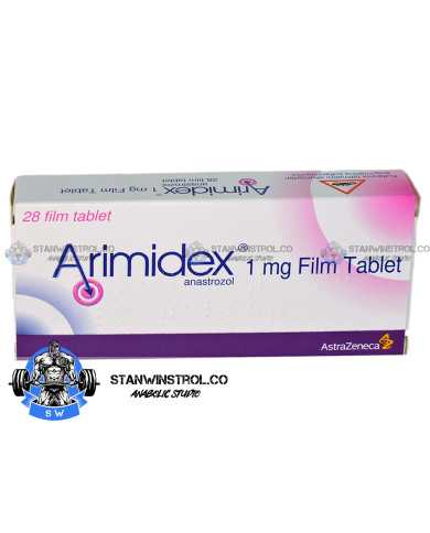 Arimidex (Anastrozole) 1mg, 28tabs, AstraZeneca Arimidex (Anastrozole) 1mg, 28tabs, AstraZeneca
