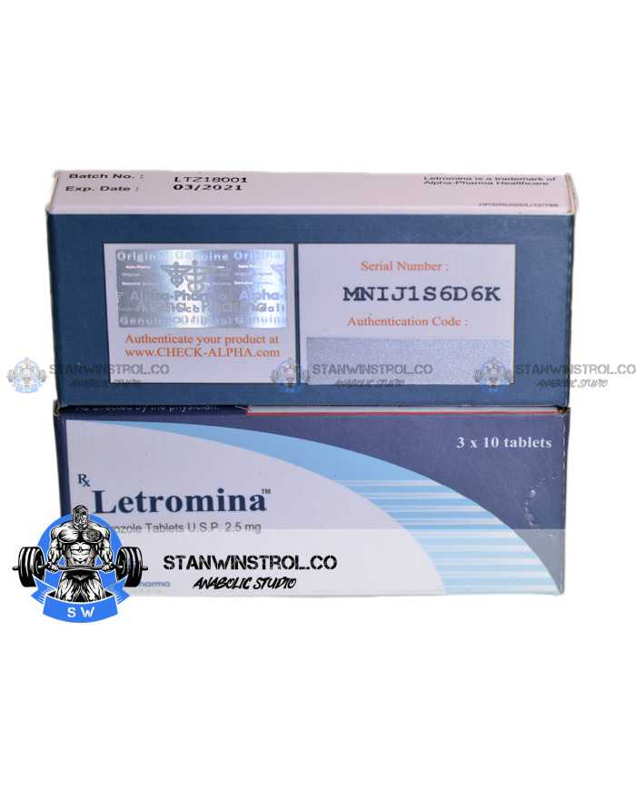 Letromina (Letrozole) 2.5mg 30tabs, Alpha Pharma