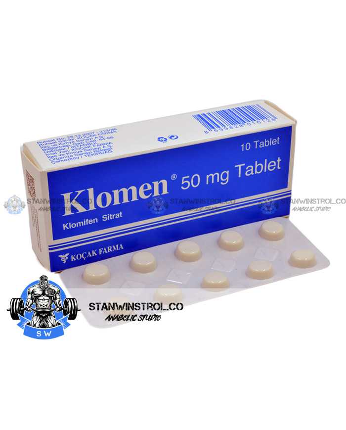 KLOMEN (Clomiphene Citrate, CLOMID) 50mg 10tabs, KOCAK Farma Turkey