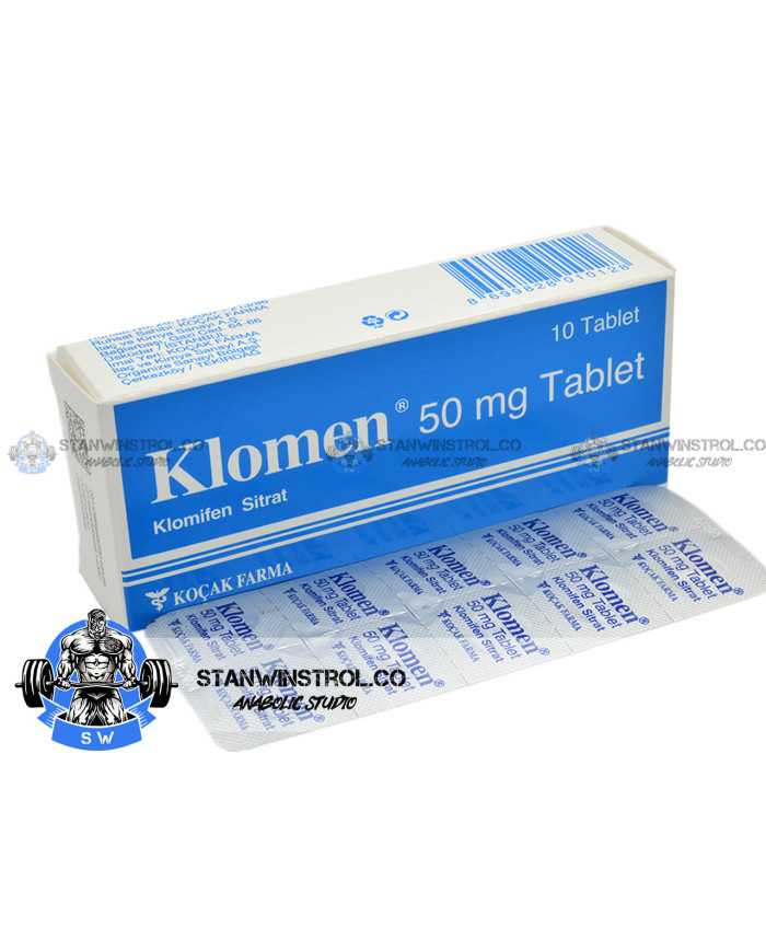 KLOMEN (Clomiphene Citrate, CLOMID) 50mg 10tabs, KOCAK Farma Turkey