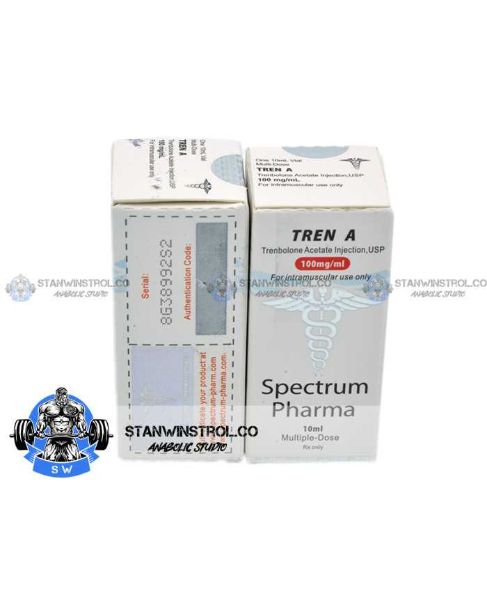Tren A (Trenbolone Acetate) 100mg/1ml 10ml vial, Spectrum Pharma