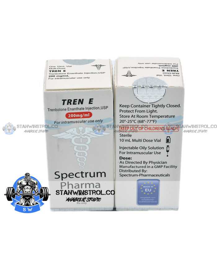 Tren E (Trenbolone Enanthate) 200mg/1ml 10ml vial, Spectrum Pharma