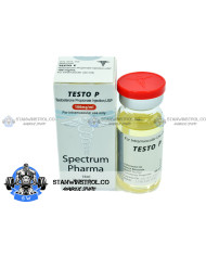 Testo P (Testosterone Propionate) 100mg/1ml 10ml vial, Spectrum Pharma