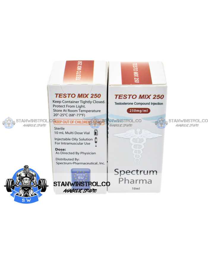 Testo Mix (Sustanon 250 - Testosterone blend) 250mg/1ml 10 ml Spectrum Pharmaceuticals