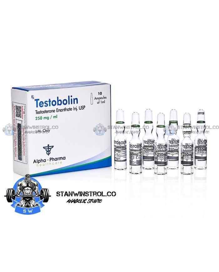 Testobolin (Testosterone Enanthate) 250mg/1ml 10 amps, Alpha Pharma Testobolin (Testosterone Enanthate) 250mg/1ml 10 amps, Alpha Pharma