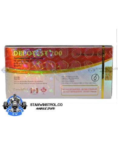 Depotest (Testosterone Cypionate) 200mg/1ml 10 amps Canada Biolabs