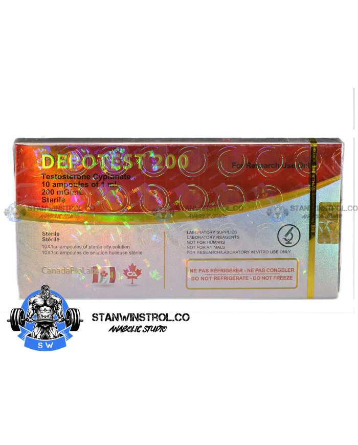 Depotest (Testosterone Cypionate) 200mg/1ml 10 amps Canada Biolabs Depotest (Testosterone Cypionate) 200mg/1ml 10 amps Canada Biolabs