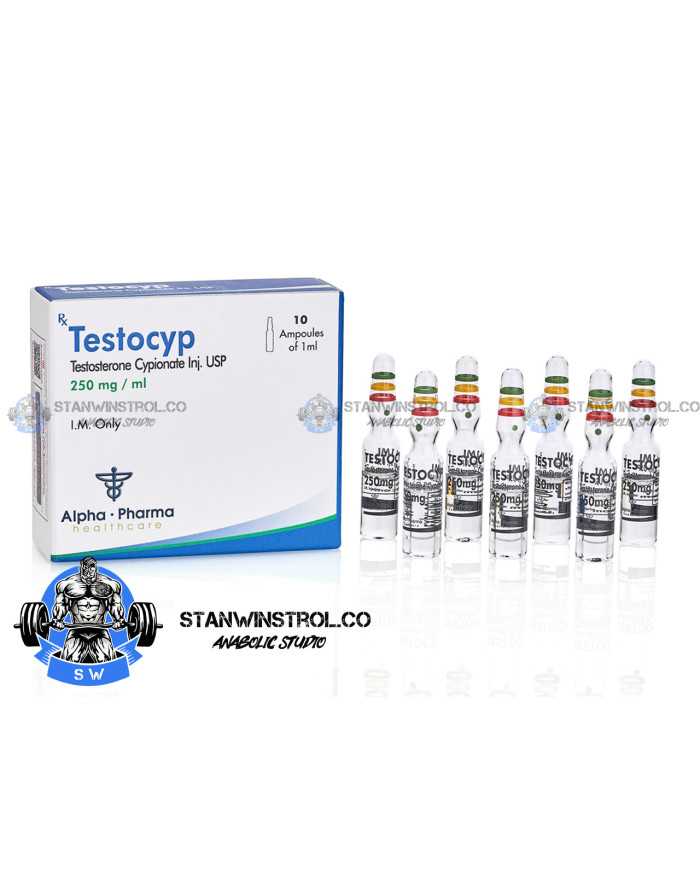 Testocyp (Testosterone Cypionate) 250mg/1ml 10amps, Alpha Pharma Testocyp (Testosterone Cypionate) 250mg/1ml 10amps, Alpha Pharma