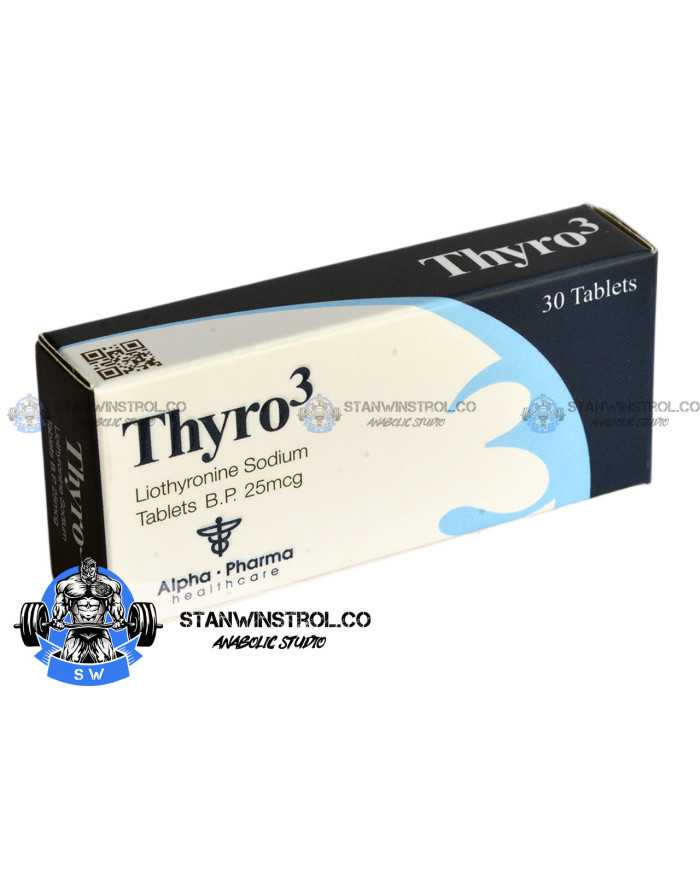 Thyro3 (Liothyronine Sodium / T3) 25mcg 30tabs, Alpha Pharma Thyro3 (Liothyronine Sodium / T3) 25mcg 30tabs, Alpha Pharma