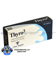 Thyro3 (Liothyronine Sodium / T3) 25mcg 30tabs, Alpha Pharma Thyro3 (Liothyronine Sodium / T3) 25mcg 30tabs, Alpha Pharma