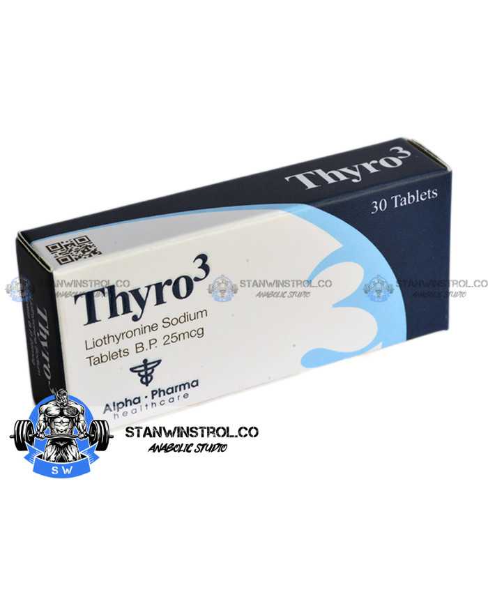 Thyro3 (Liothyronine Sodium / T3) 25mcg 30tabs, Alpha Pharma Thyro3 (Liothyronine Sodium / T3) 25mcg 30tabs, Alpha Pharma