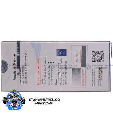 Testen (Testosterone Enanthate) 300mg/1ml 10amps Spectrum Pharma