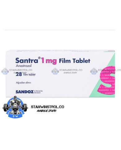 Santra (Anastrozole) 1mg, 28tabs Sandoz, Turkey Santra (Anastrozole) 1mg, 28tabs Sandoz, Turkey
