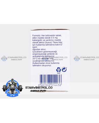 Dostinex (Cabergoline ) 0.5mg 8tabs, Pfizer