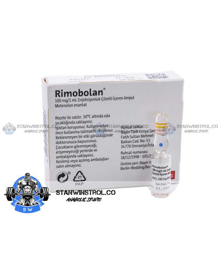 Rimobolan (Methenolone Enanthate) 100mg/1ml 1amp Bayer Turkey Rimobolan (Methenolone Enanthate) 100mg/1ml 1amp Bayer Turkey