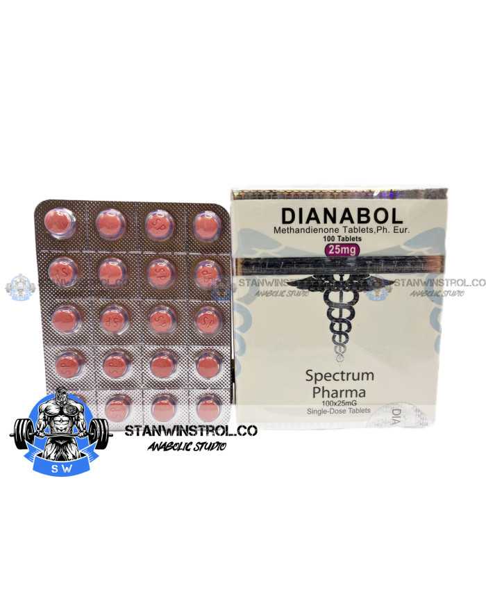 DIANABOL (METHANDIENONE) 25MG 100 TABS, SPECTRUM PHARMA DIANABOL (METHANDIENONE) 25MG 100 TABS, SPECTRUM PHARMA
