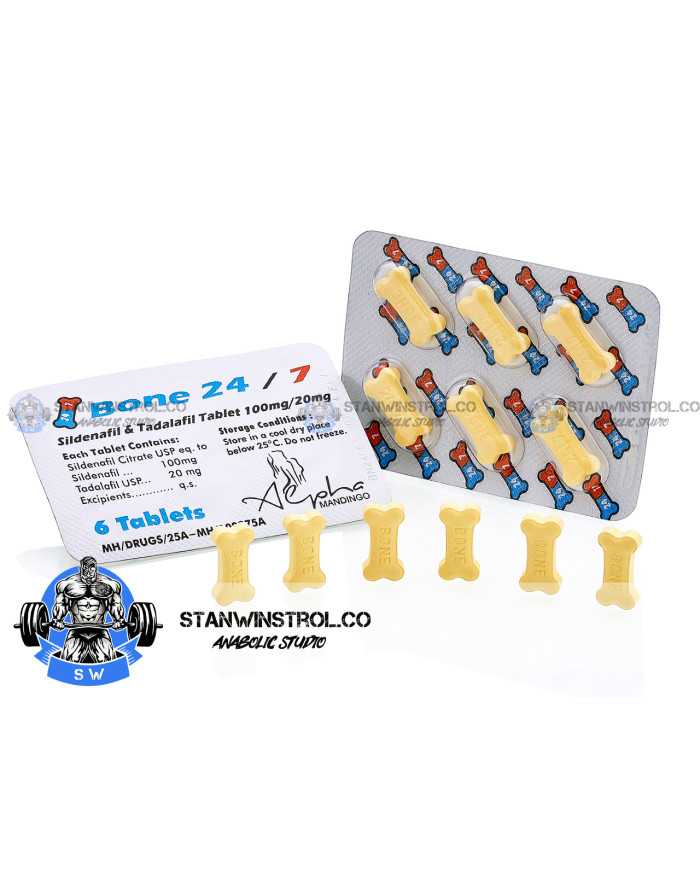 BONE (VIAGRA/cialis mix) 100mg+20mg 6 tablets ALPHA PHARMA