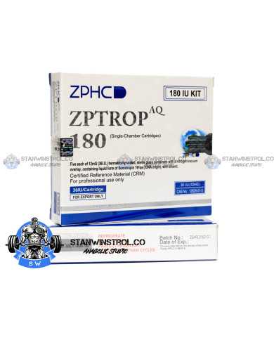ZPTROP AQ 180iu HGH - 36 IU / Cartridge - 5 Cartridges per box