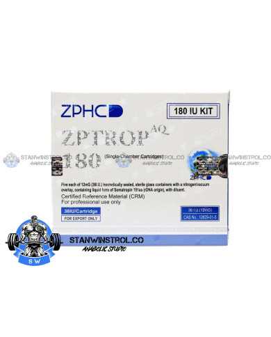 ZPTROP AQ 180iu HGH - 36 IU / Cartridge - 5 Cartridges per box