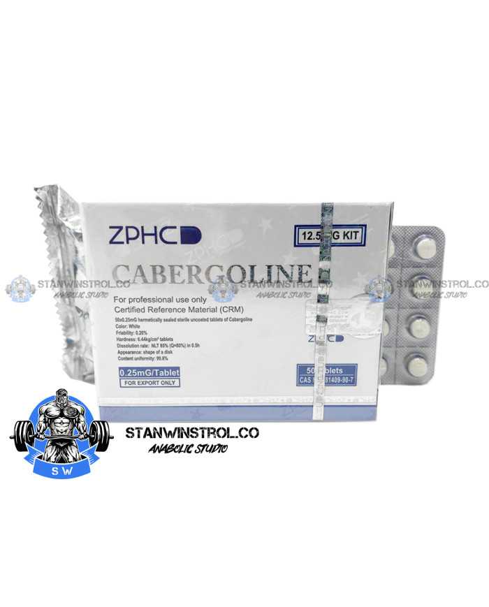 Cabergoline 0.25mg 50 tablets ZPHC